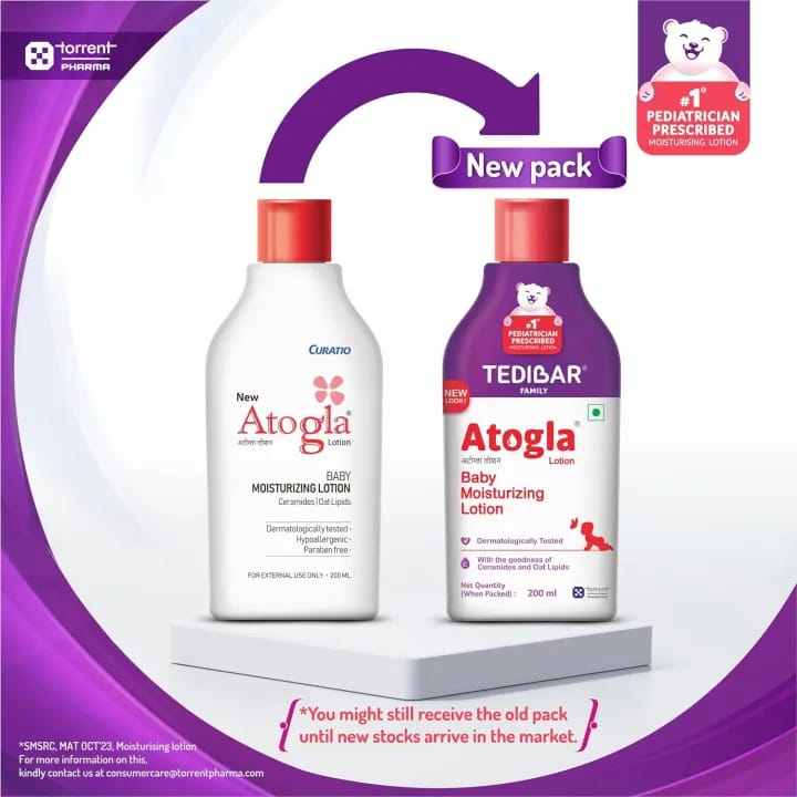 Atogla Lotion For Baby 200Ml Protects Against Rashes & Prevents Skin Irritation - image 2