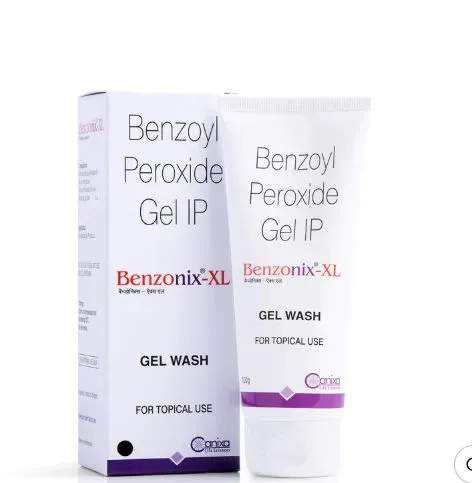 Benzonix XL Benzoyl peroxide 5% gel wash, 100gm, For Acne prone And Oily Skin, For Body Acne