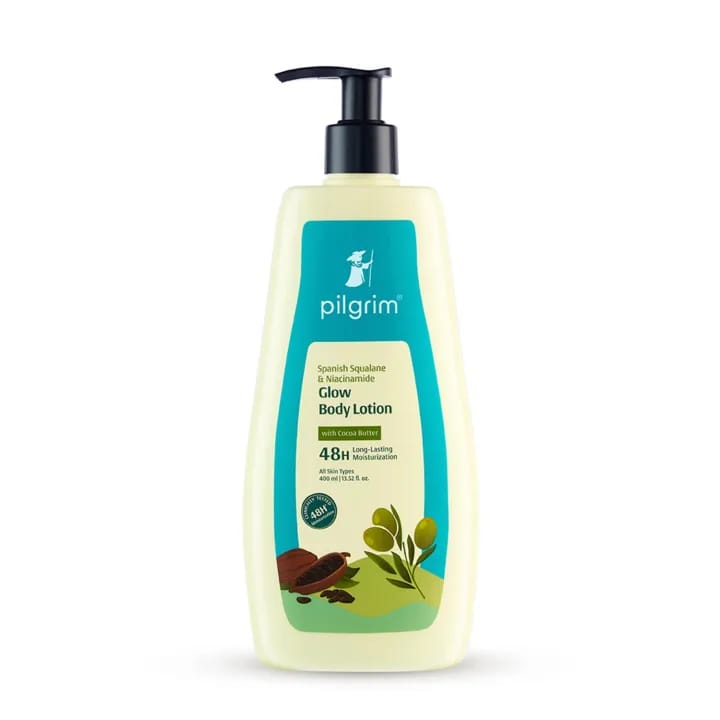 Pilgrim French Red Vine & Hyaluronic Acid Ultra Smooth Body Lotion | 48H Moisturization | Body lotion for dry skin | Infused With Shea Butter | For All Skin Types 400ml - image 1