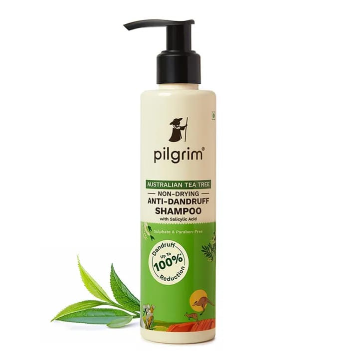 Pilgrim Australian Tea Tree Non-Drying Anti-Dandruff Shampoo For Prevents Dandruff Recurrence 200 ml