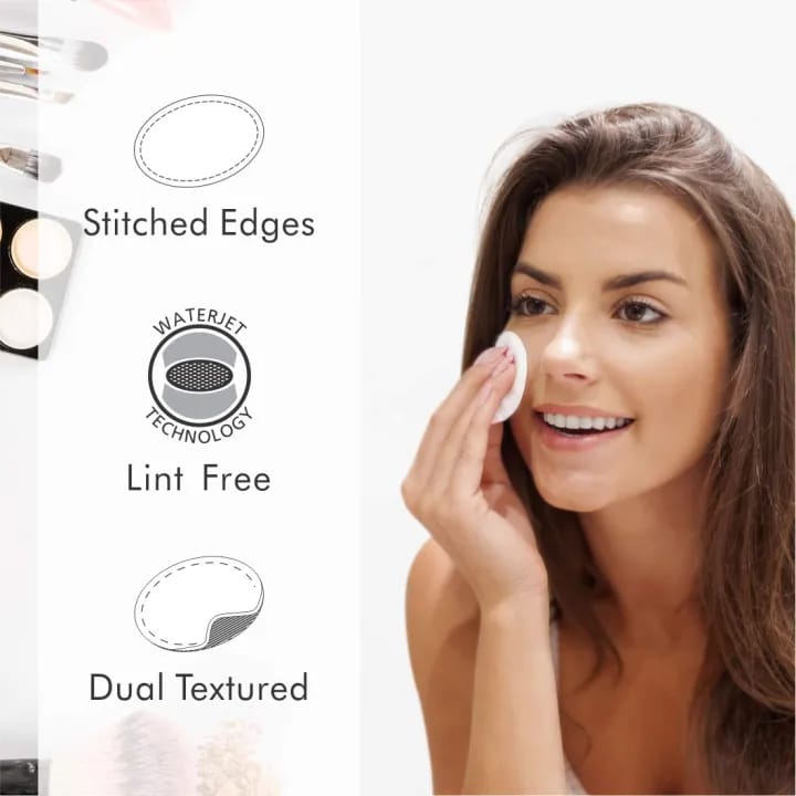 Cotton Pads,100 Pads, Makeup Remover / Multipurpose - image 3