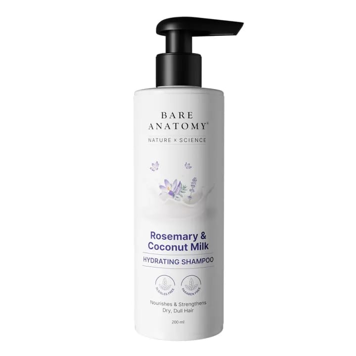 Bare-Anatomy Rosemary & Coconut Milk Hydrating Shampoo and Conditioner combo, 350ml - image 3