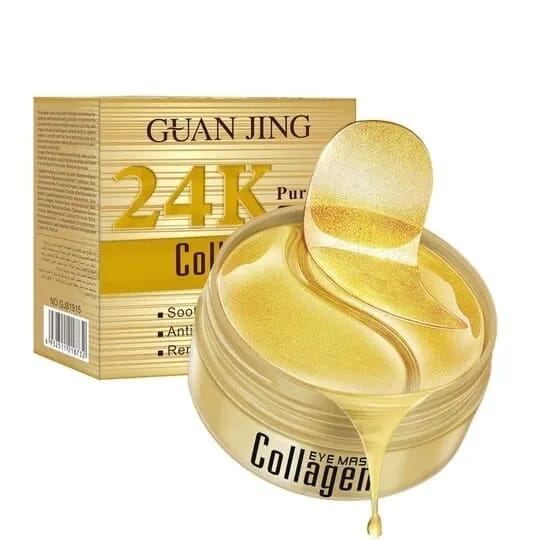 24K Gold Collagen Hydrogel Eye Mask 60 Pcs