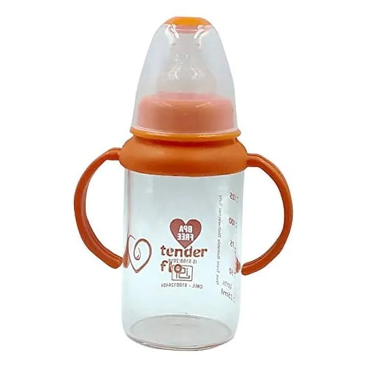Tender Flo Twinkle Star Baby Feeding Bottle with Handle, 250ml