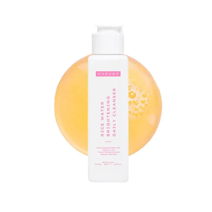 Hyphen 10% Rice Water Brightening Face Wash | Daily Face Cleanser for Women and Men | 100 ml - image 1
