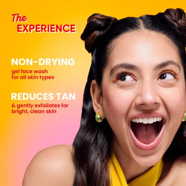 Dot & Key Mango Detan Gel Face Wash | Tan Removal | Gently Cleanses Skin From Dirt & Oil | Fades Stubborn Tan | For All Skin Types | 100ml - image 2