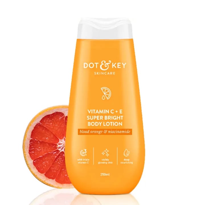 Dot & Key Vitamin C + E Super Bright Body Lotion for Deep Nourishing & Visibly Glowing Skin |250ml - image 1