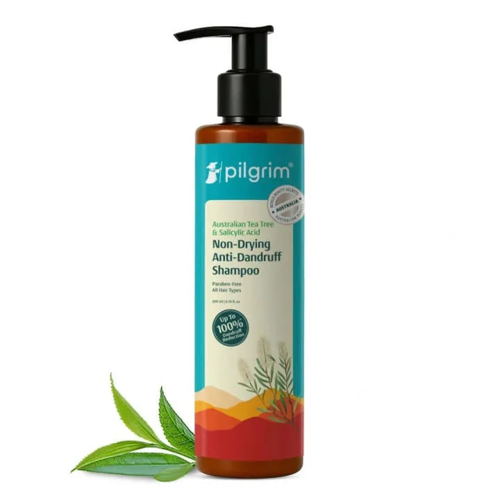 Pilgrim Australian Tea Tree Non-Drying Anti-Dandruff Shampoo For Prevents Dandruff Recurrence 200 ml - image 1