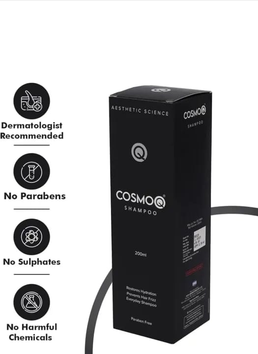 Cosmo Q Shampoo | Nourishing & Strengthening Formula | Gentle Cleansing for Healthy, Shiny Hair | Suitable for All Hair Types | Sulfate-Free, Paraben-Free | 250ml - image 2