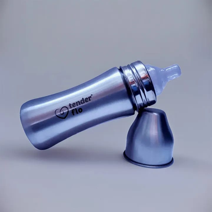 Bonne Tender Flo Stainless Steel Feeding Bottle 250Ml | Grade Ss 304 Steel Bottle - image 1