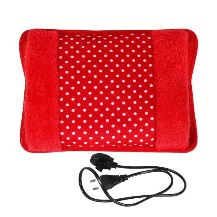 Electric Hot Water Bag Heating Pad Of Fur And Velvet With Hand Pocket - image 3