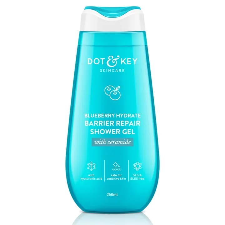 Dot & Key Blueberry Hydrate Barrier Repair Shower Gel | Sulphate Free & Non Drying | Body Wash For Sensitive, Dry & Normal Skin | 250ml - image 1