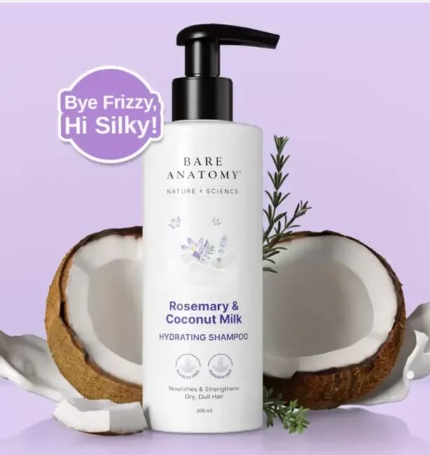 Bare-Anatomy Rosemary & Coconut Milk Hydrating Shampoo | 200ml - image 1
