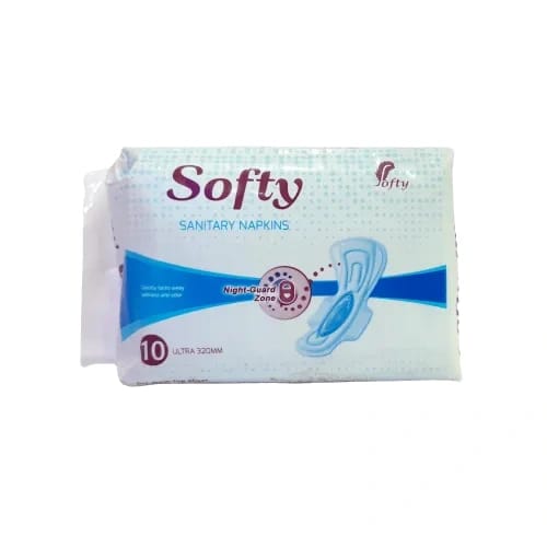 Softy Ultra Sanitary Pads Night Guard 10 Pads ( Pack Of 5 ) - image 2