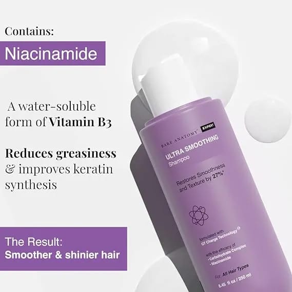 Bare-Anatomy Ultra Smoothing Hair Shampoo | Restores Texture by 27% | 250ml - image 2