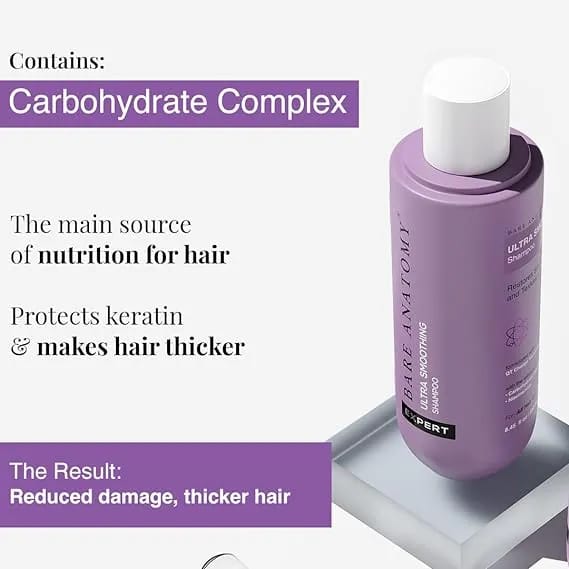 Bare-Anatomy Ultra Smoothing Hair Shampoo | Restores Texture by 27% | 250ml - image 3