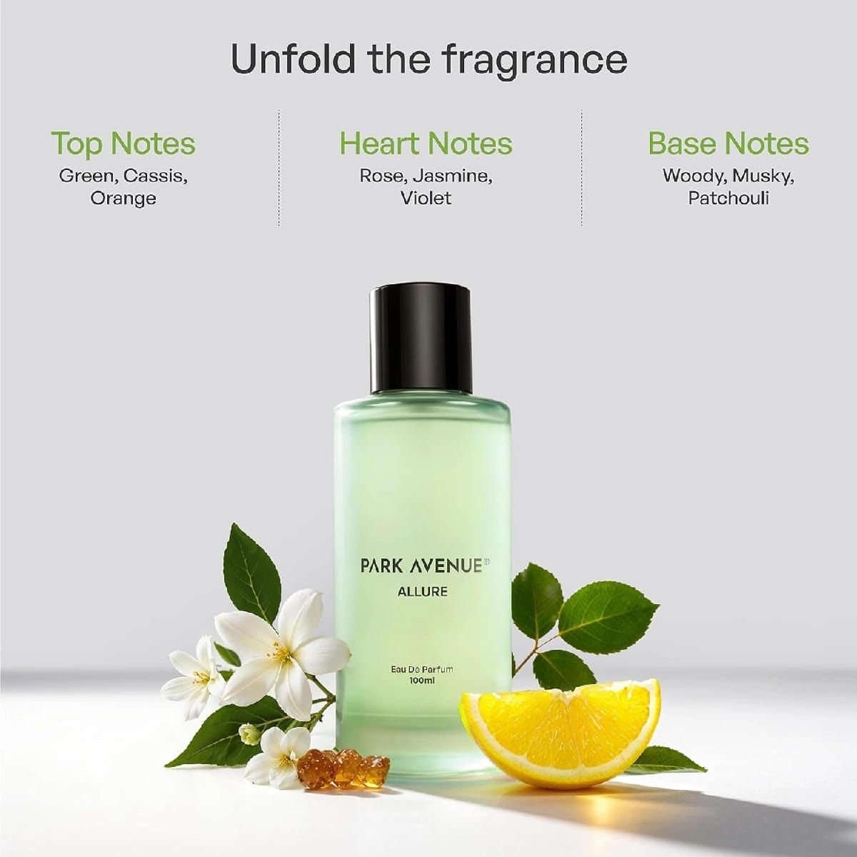 Park-Avenue Allure For Her EDP 100ml | Long Lasting Perfume For Female | Pear, Lavender, Jasmine, Musk & Vanilla| Fresh, Citrusy, Floral, Warm And Earthy Fragrance - image 3
