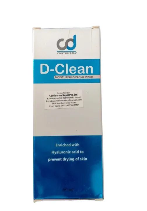 D Clean Moisturising Facewash 60Ml