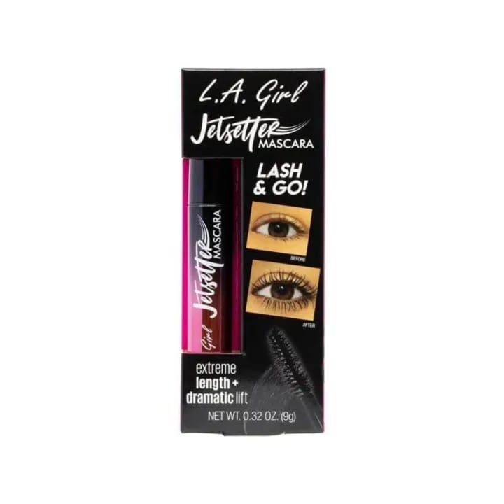 L.A. Girl Jetsetter Mascara Lash & Go, Waterproof, 9Gm - image 1