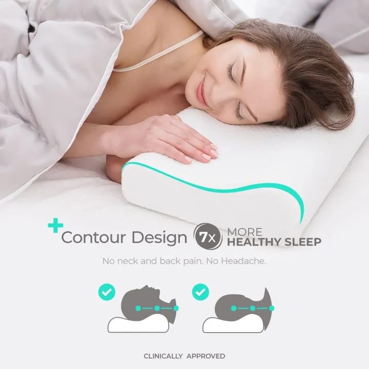 Memory Foam Pillow For Best Sleep and No Neck Pain - image 1