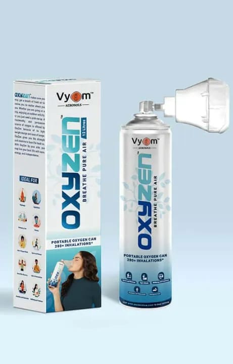 Portable & Disposable Oxygen Can, 280+ Pumps - image 1