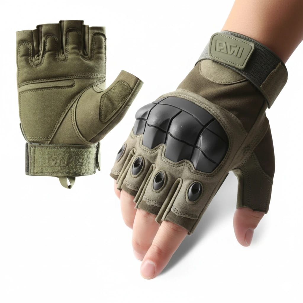 Tactical Half-Finger Sports Gloves – Protective & Durable - image 1