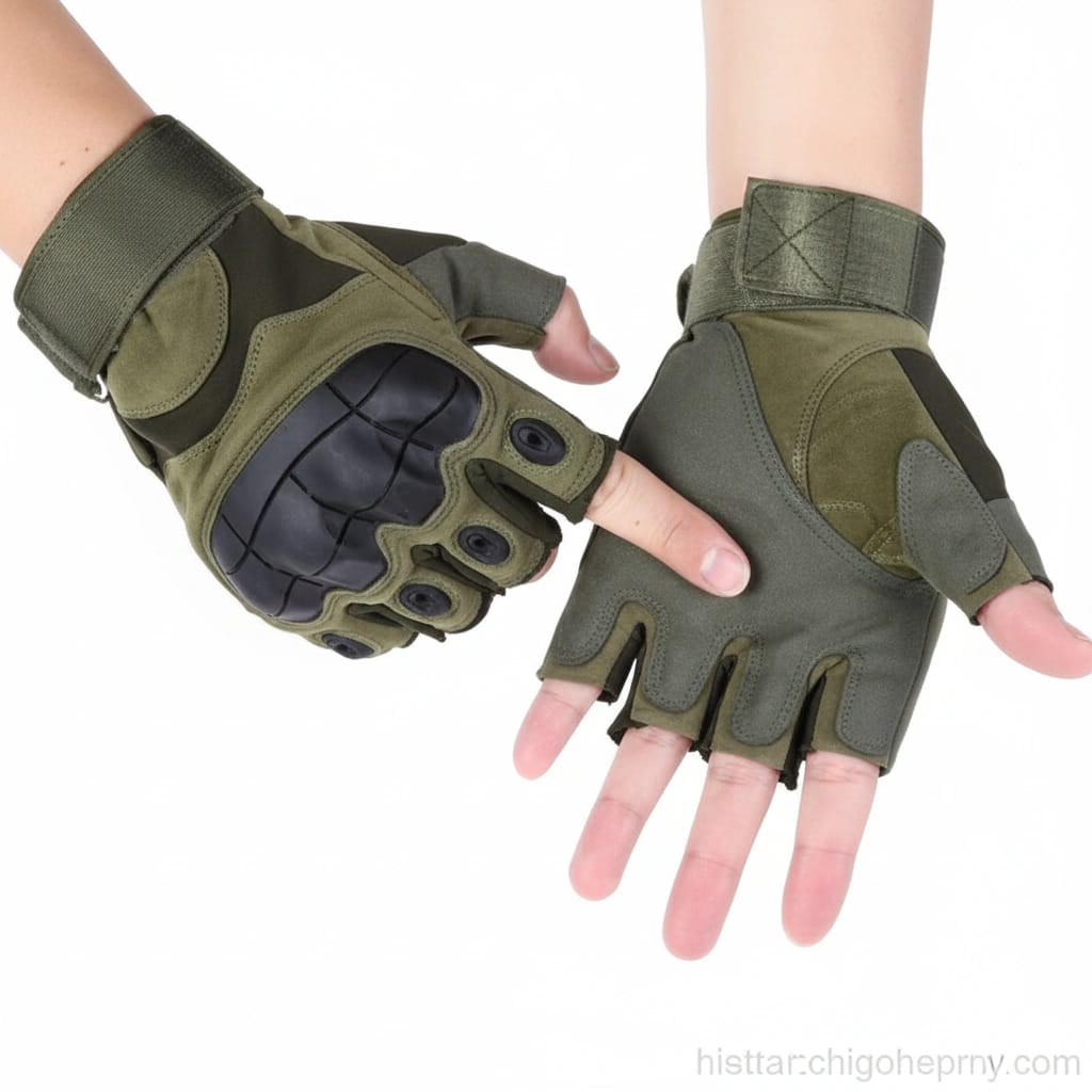 Tactical Half-Finger Sports Gloves – Protective & Durable - image 3