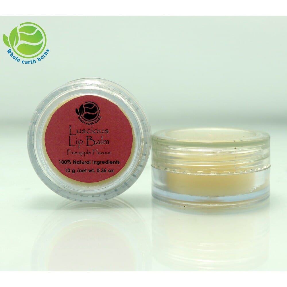 Whole Earth Herbs Himalayan Natural Range - Pineapple Lip Balm 10 gm - image 2