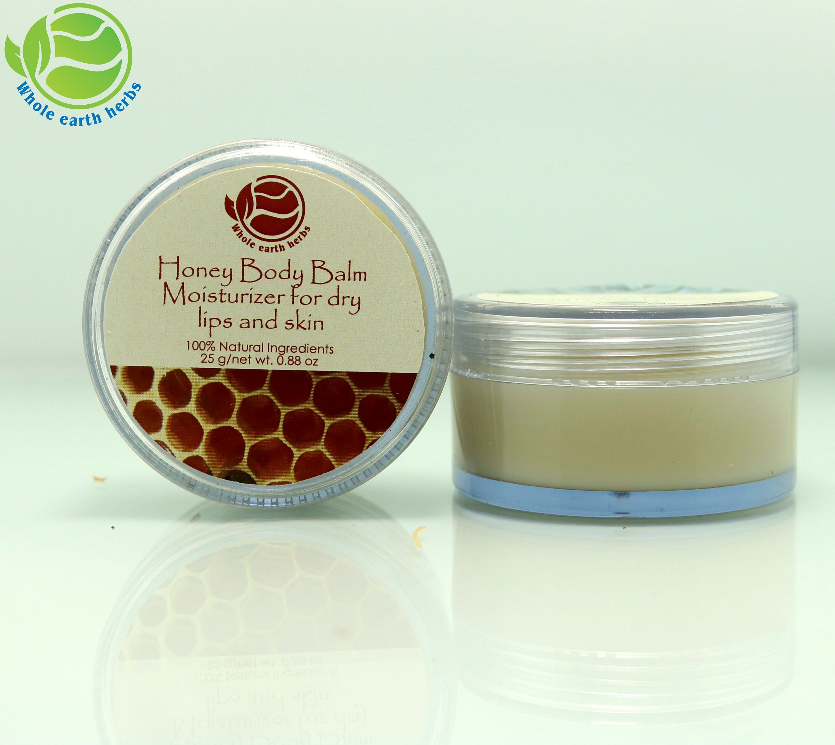 Whole Earth Herbs Himalayan Natural Range - Honey Body Balm Moisturizer for Dry Lips & Skin 25 gm - image 2