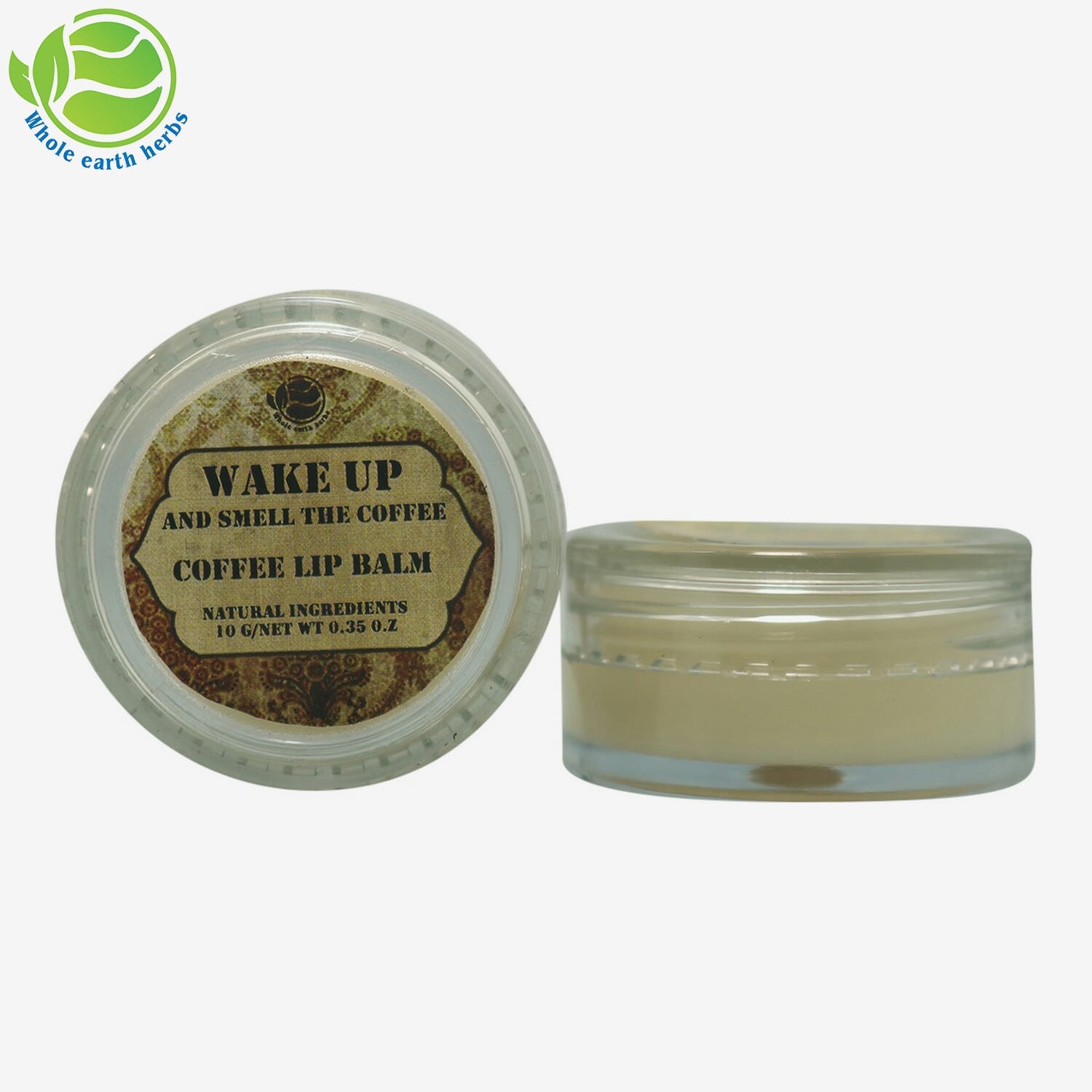 Whole Earth Herbs - Organic Tea Coffee Range - Coffee Lip Balm 10 gm - image 1