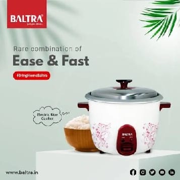 Baltraa BTD 1000W 2.8 Ltr Dream Regular Rice Cooker - image 4