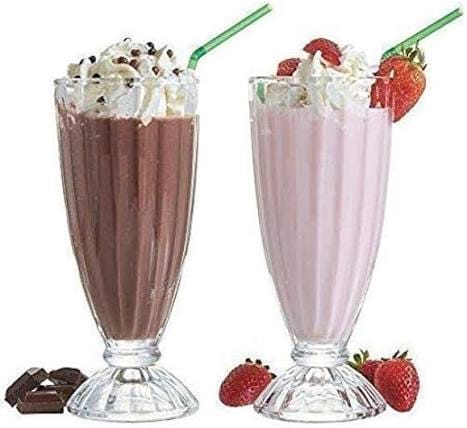 Jingyuan Lassi Milkshake Juice Glass Cup Mug Set Of 2 Pcs 360 Ml JF-16201 - image 3