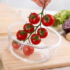Deli Borosilicate Microwave Safe Glass Bowl Container Round 930ml - image 4