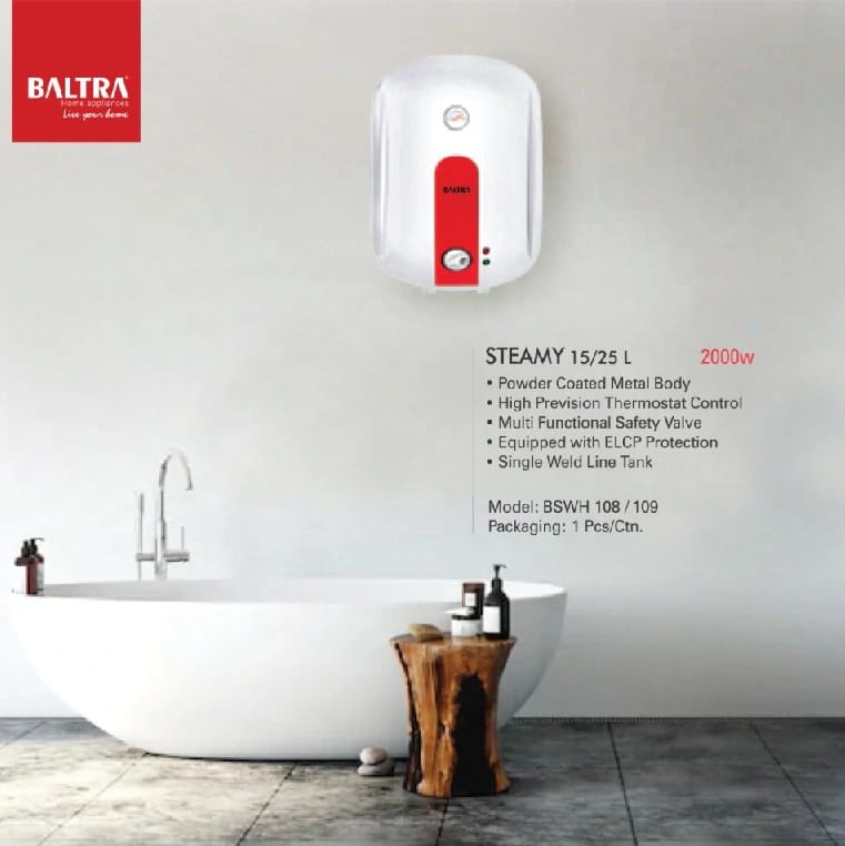 Baltra Electric Water Heater(Geyser) Steamy 25l 2000w - image 2