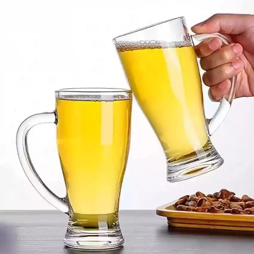 Yujing Beer Glass Mug YJZB 5819-1 Transparent 510 Ml Yujing Beer Glass Mug YJZB 5819-1 Transparent 510 M - image 1