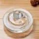 Deli Glass Jar Storage Jar Glass Container Air Tight Storage Jar Achar Jar Crystal Clear Glass Jar Pumpkin Jar 500ml - image 3