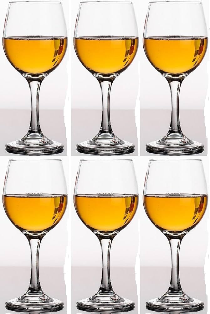 Transparent Plain Design Wine Glass 190ml Set Of 6 - image 1