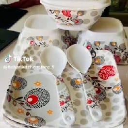 Royal Serve Dinner Set Olga Square Set 100% Melamine 38 Pcs - image 4