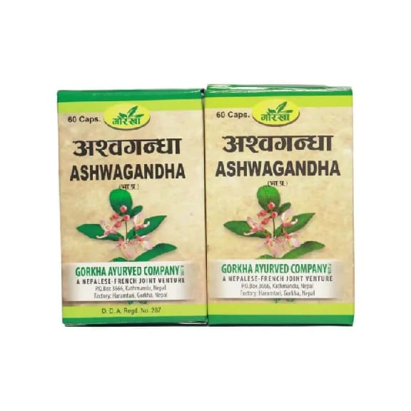 Pack Of 4 Aswagandha Capsule - 60 Capsule @ 4 Box - Gorkha Ayurved - image 2