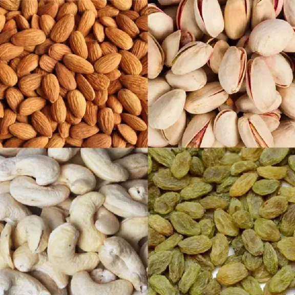 Dry Fruit Combo Nuts 1Kg- ( Cashew , Almond , Pista , Raisins ) - image 1