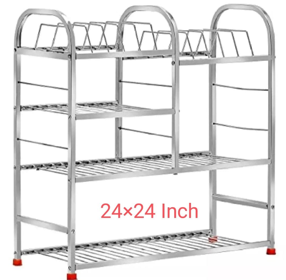 Stainless Steel Kitchen Rack 24×24 Inch - image 1