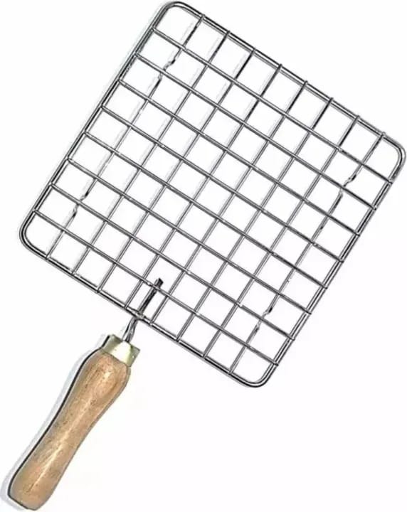 Papad ,Chapati ,Roti Grill Jali With Wooden Handle