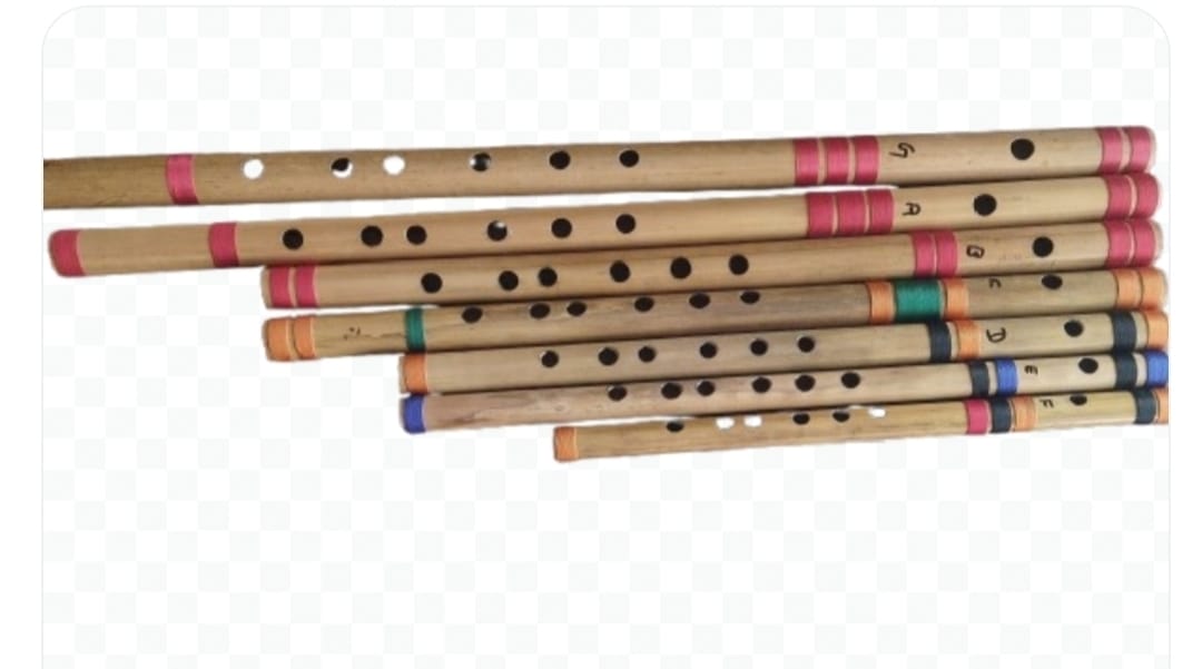 7 Pieces Bamboo Flute Scale - A,B,C,D,E,F,G Combo Set(14 To 26 Inch) - image 2