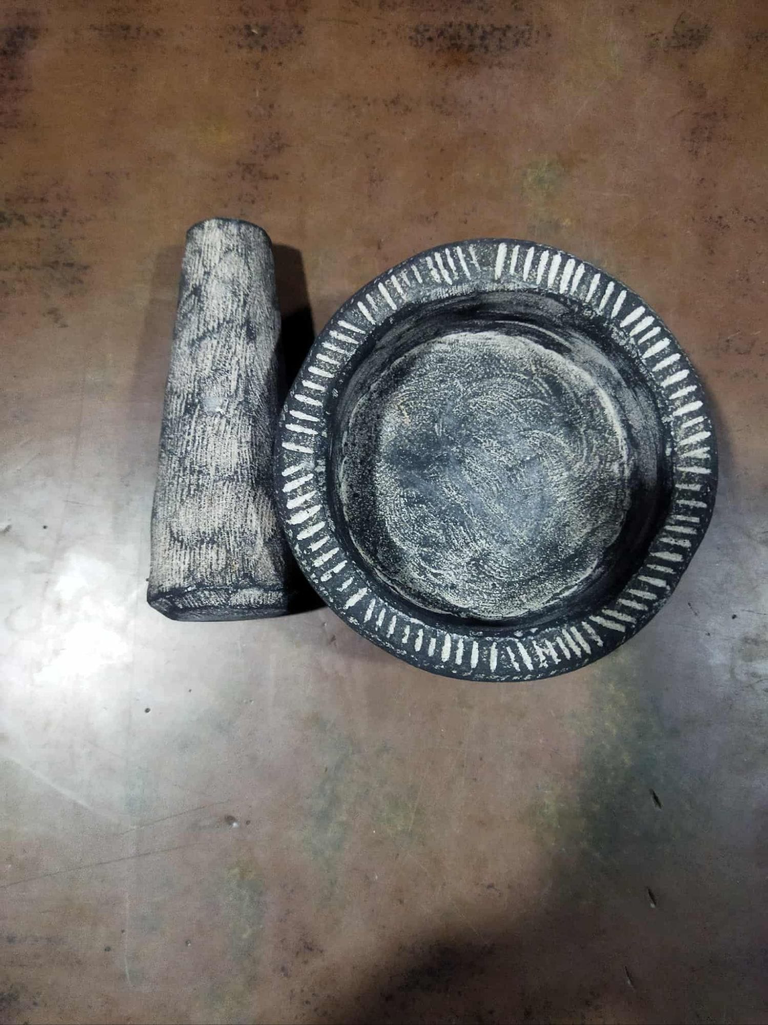 Nepali Traditional Hard Stone Okhli Musal - image 3