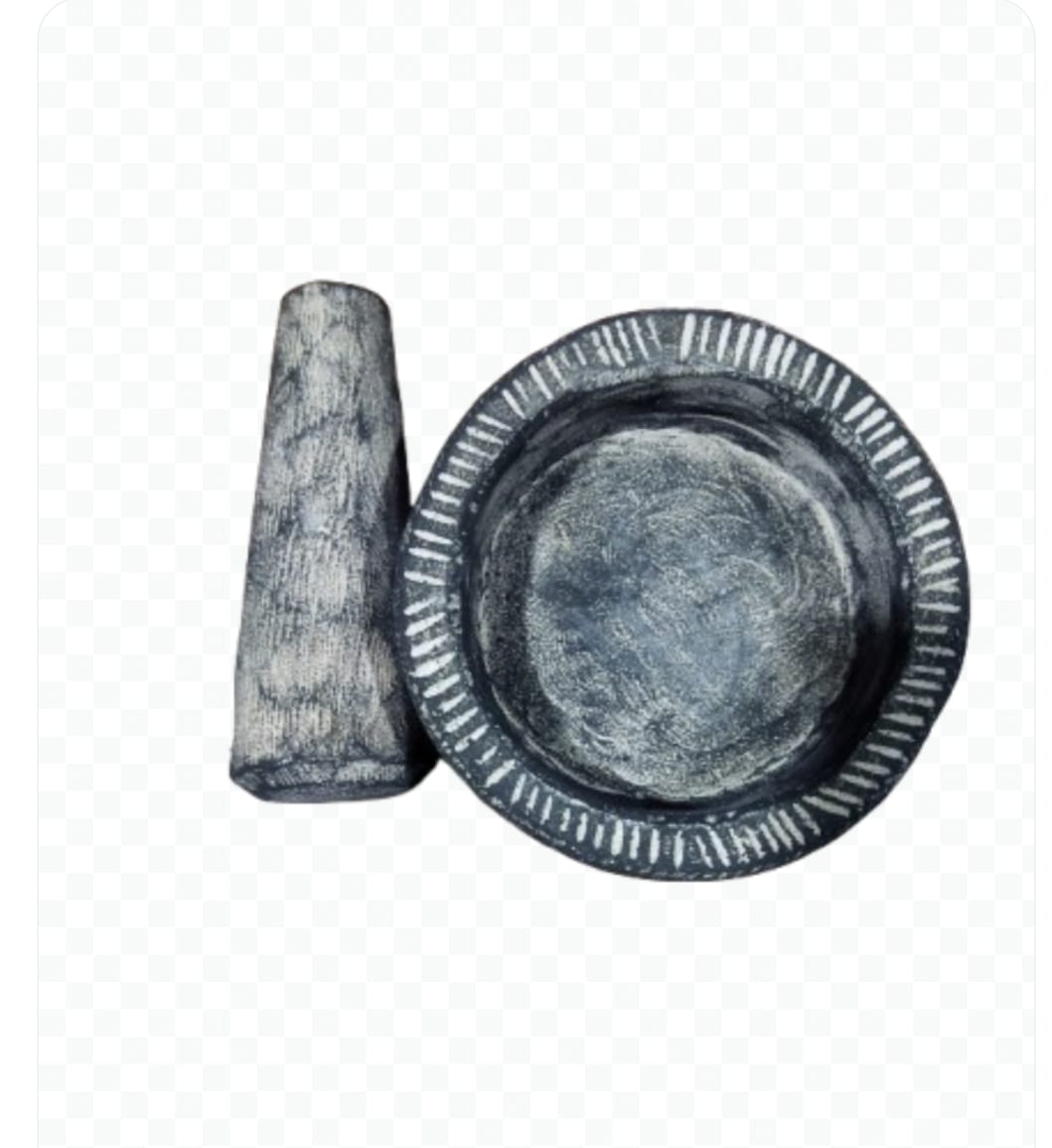 Nepali Traditional Hard Stone Okhli Musal - image 2