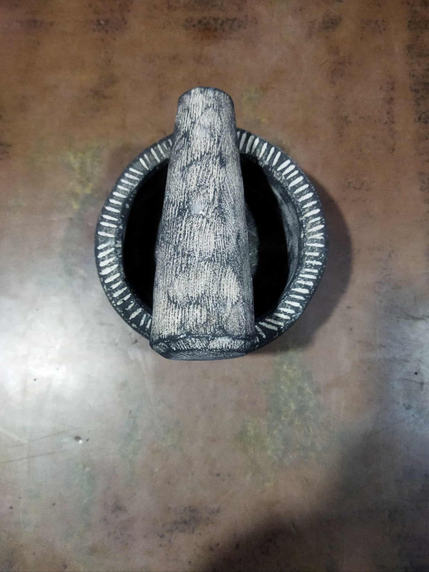 Nepali Traditional Hard Stone Okhli Musal - image 5