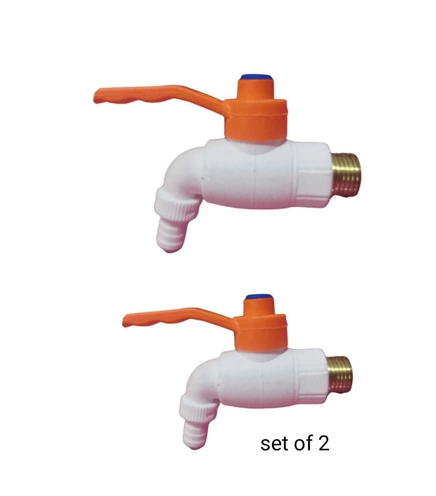 2 Piece White Plastic Heavy Turkey Tap