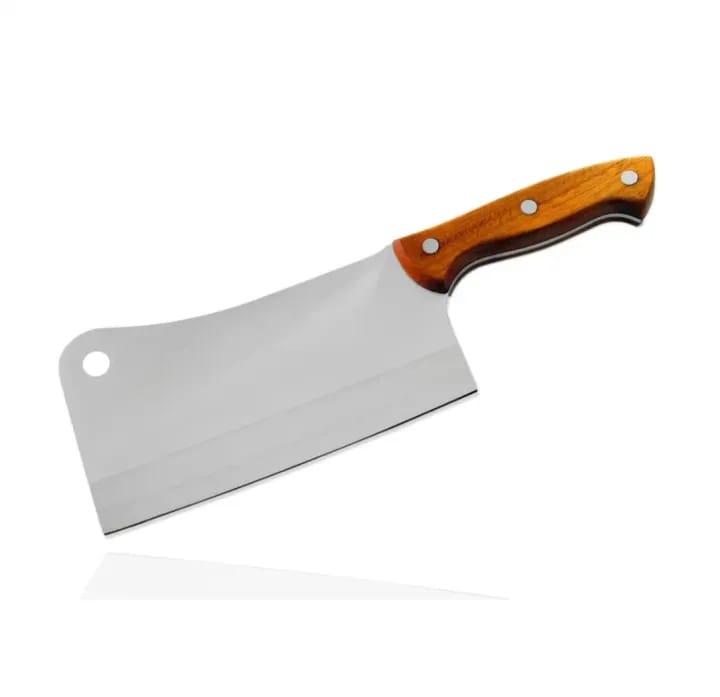 Stainless Steel Heavy Knife With Wooden Handle - image 5