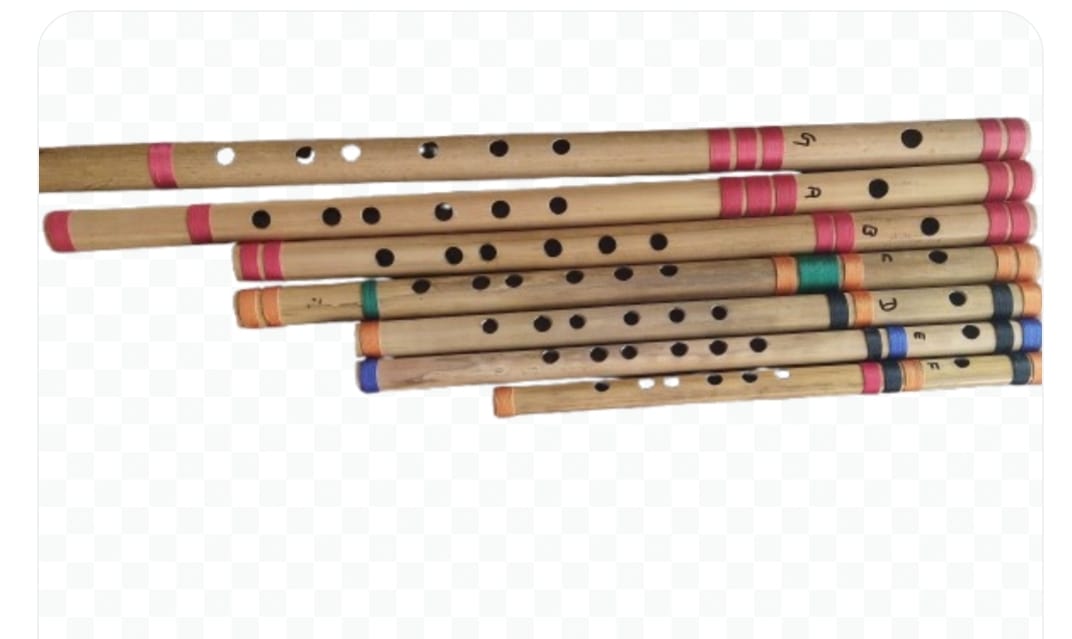 7 Pieces Bamboo Flute Scale - A,B,C,D,E,F,G Combo Set(14 To 26 Inch) - image 2