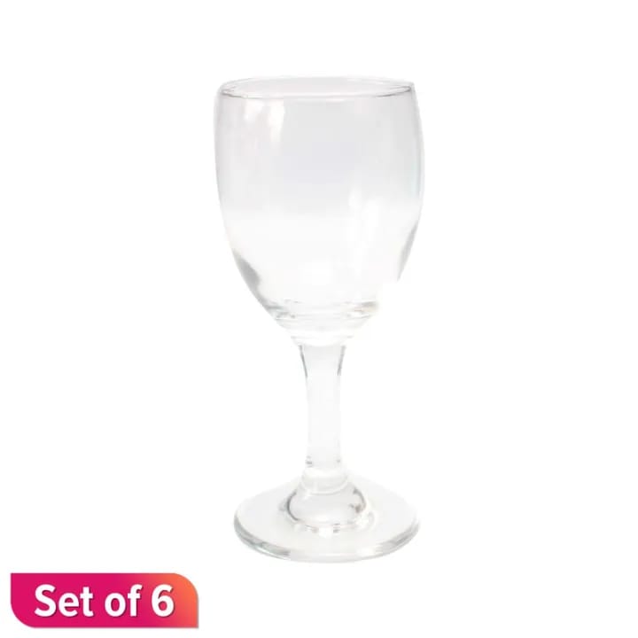 Good Quality Wine Glass -6 Pcs - image 1